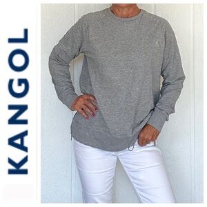 KANGOL CREW NECK RELAXED SWEATSHIRT SIZE MEDIUM